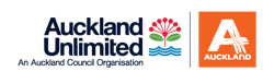 Auckland Unlimited + A logo