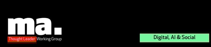 Digital AI & Social Thought Leader Working Group Banner (800 x 180 px)