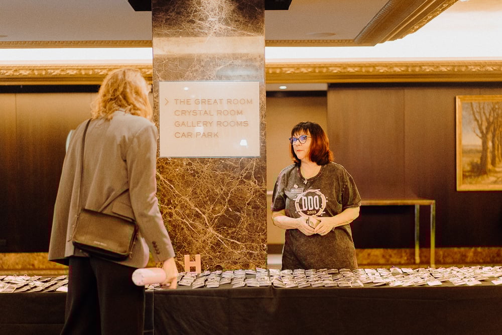 DDO2023 Attendee at registration