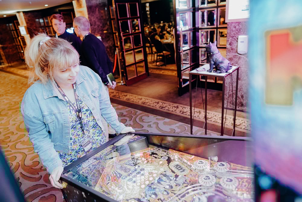 DDO2023 Attendee on Pinball