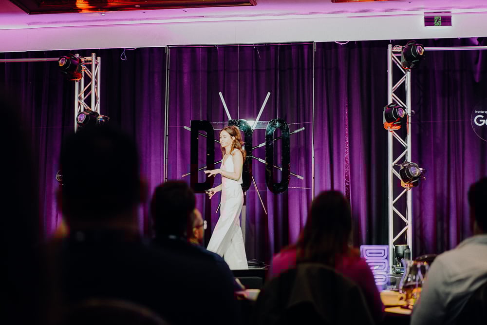DDO2023 Britney Muller on stage