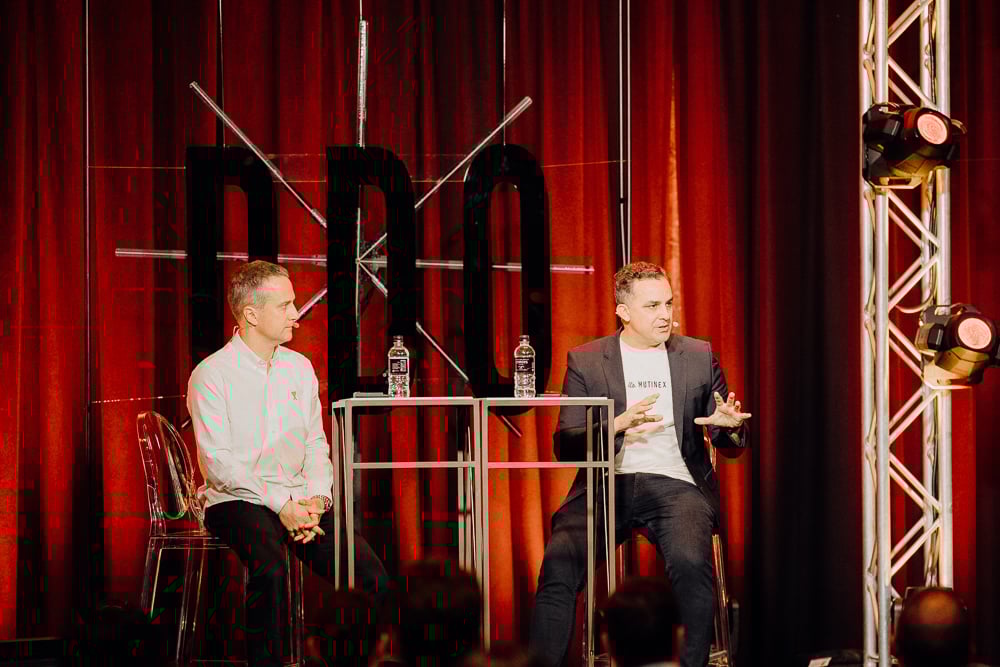 DDO2023 Richard Pook and Matt Farrugia on stage