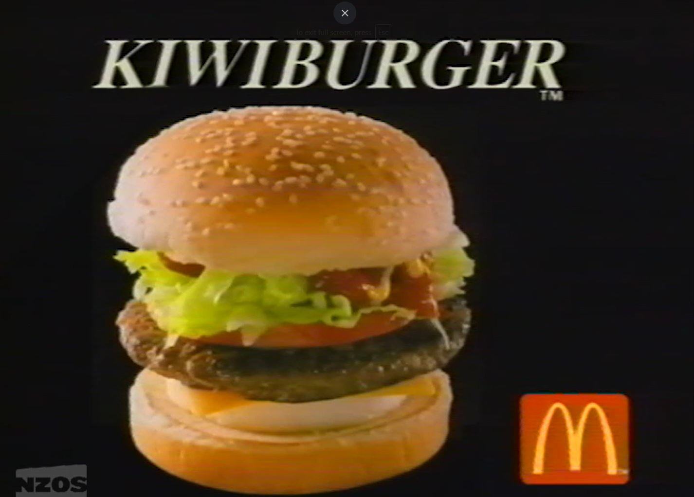 McDonalds Kiwiburger