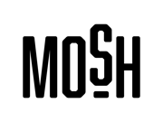 Mosh Social Media Logo Black on Transparent