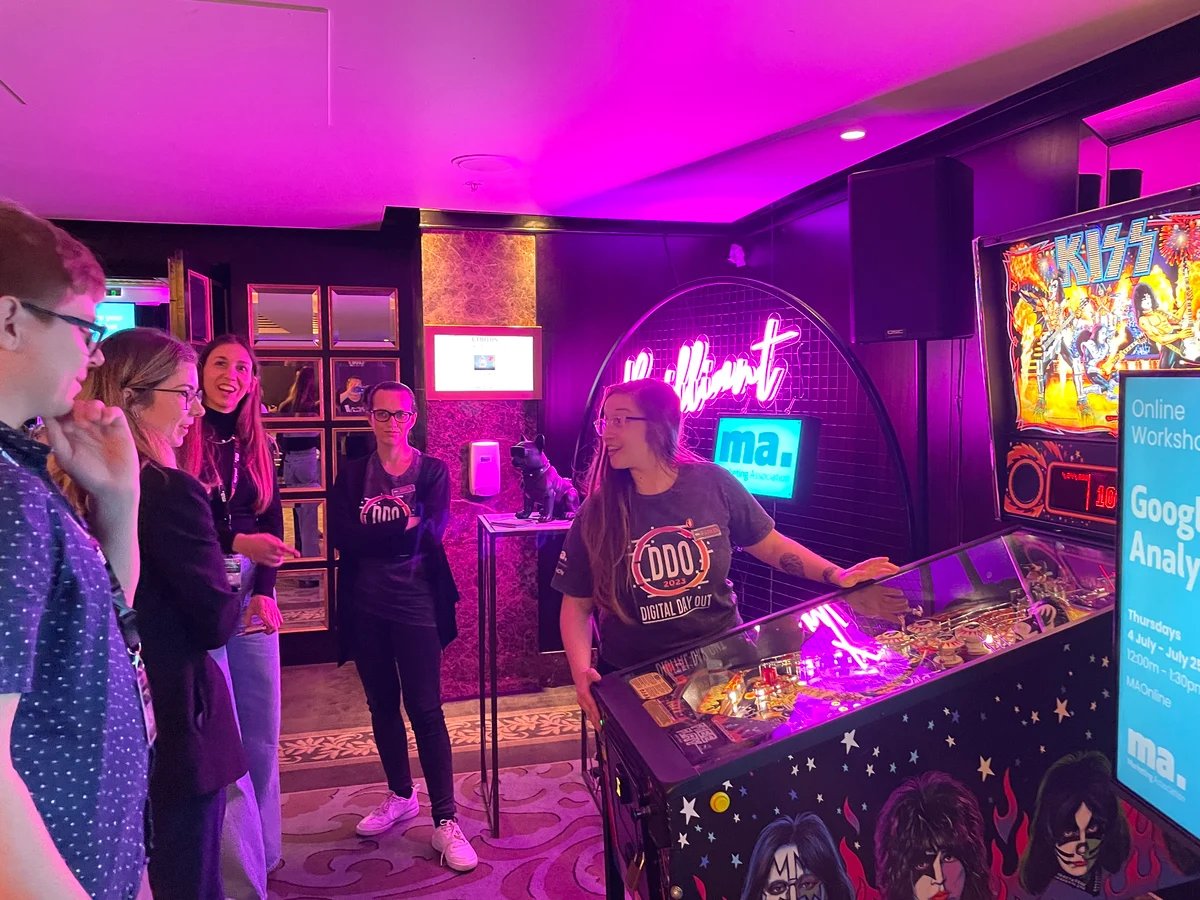 DDO2023 Attendees at Pinball