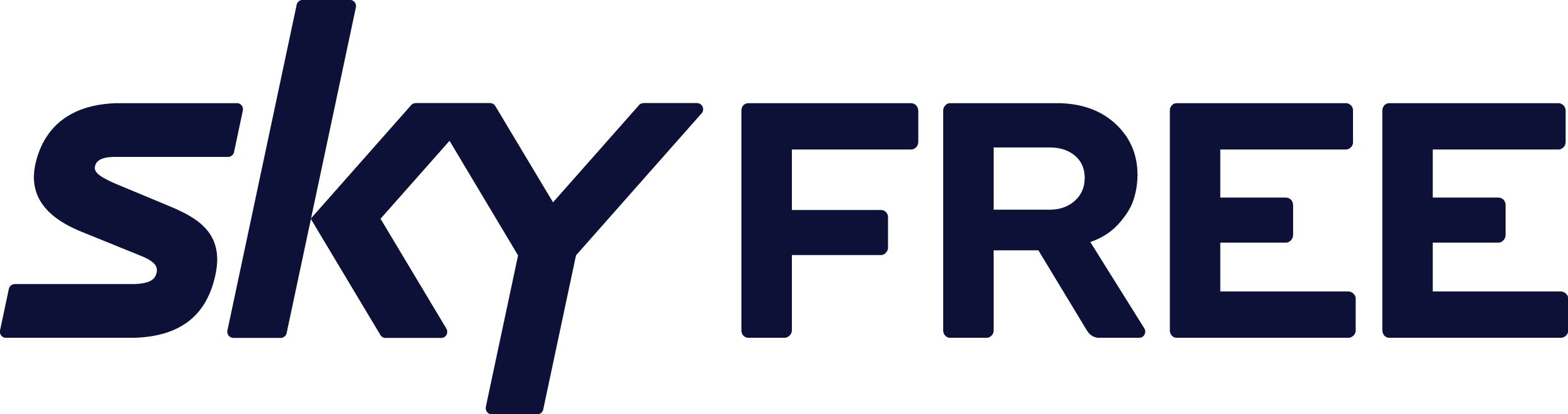 Sky Free Logo navy